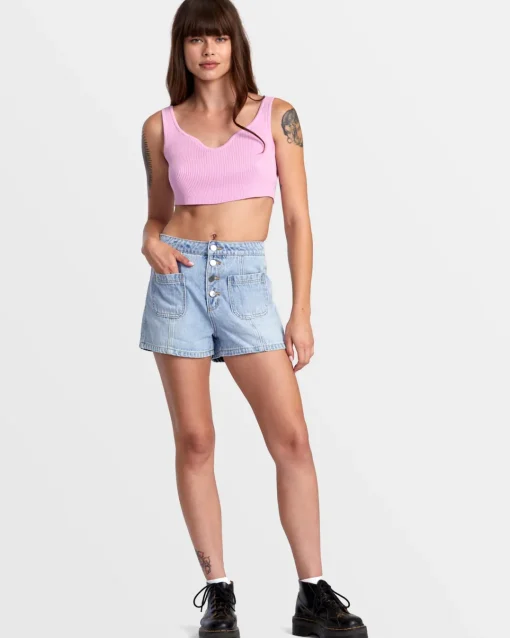 BARDOT DENIM SHORTS