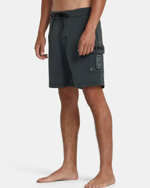 BENJAMIN JEANJEAN SKULL BOARDSHORTS 18''