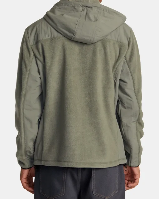 BLOCK FLEECE ZIP