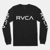 BOYS BIG RVCA LONG SLEEVE TEE