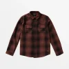 BOYS DAYSHIFT FLANNEL LONG SLEEVE SHIRT