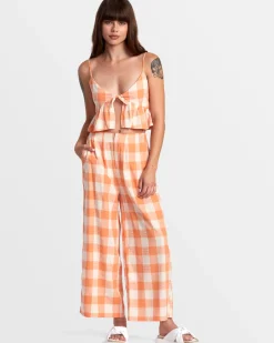 CALLUM PRINTED WIDE LEG PANTS