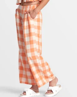 CALLUM PRINTED WIDE LEG PANTS