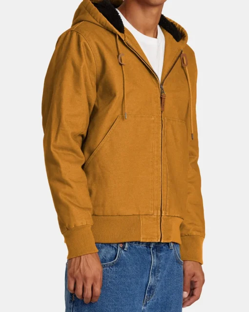 CHAINMAIL SHERPA LINED JACKET