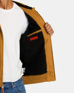 CHAINMAIL SHERPA LINED JACKET