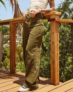 COCO CORDUROY WIDE LEG PANTS