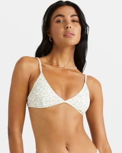 DITSY RIB TRI BIKINI TOP