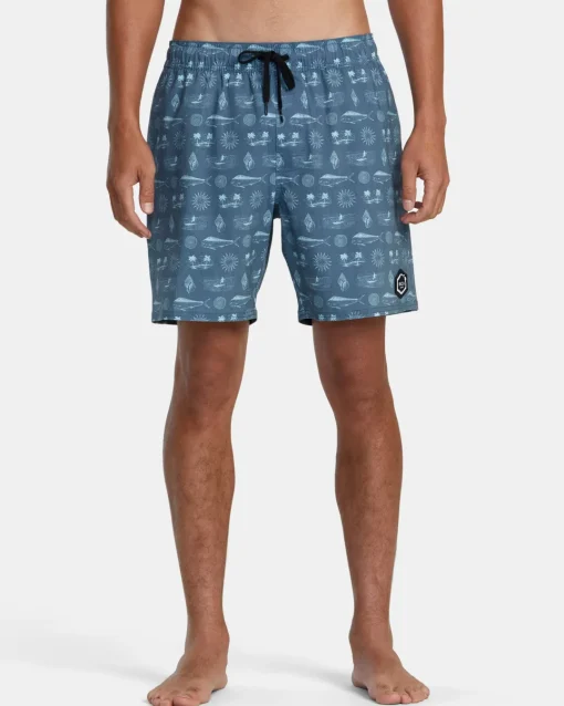 DORADO ELASTIC WAIST BOARDSHORTS 17''