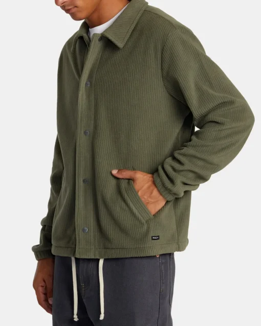 DOWNTOWN FLEECE COACHES JACKET
