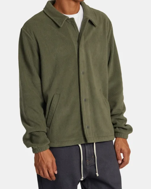 DOWNTOWN FLEECE COACHES JACKET