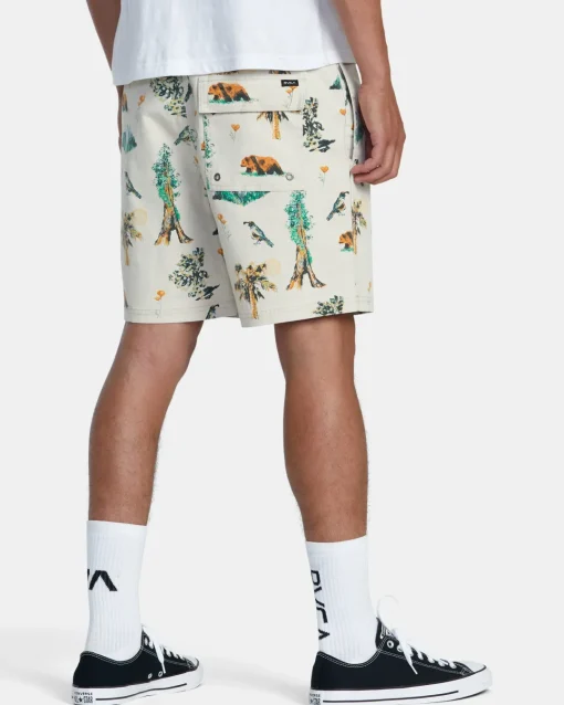 ESCAPE PRINT 17" SHORTS