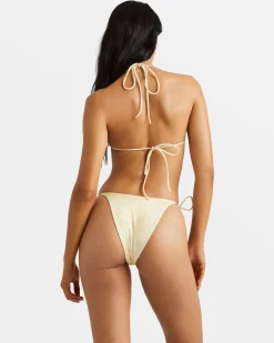 FLORAL COLLAGE MEDIUM TIE SIDE BIKINI BOTTOMS
