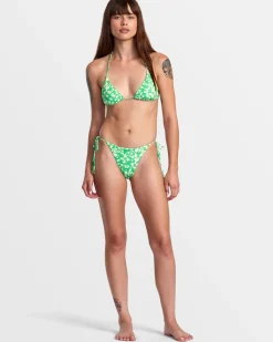 GARDEN PARTY SIDE TIE SKIMPY BIKINI BOTTOMS