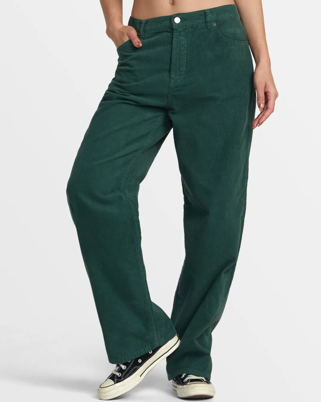 HERITAGE CORDUROY WIDE LEG PANTS