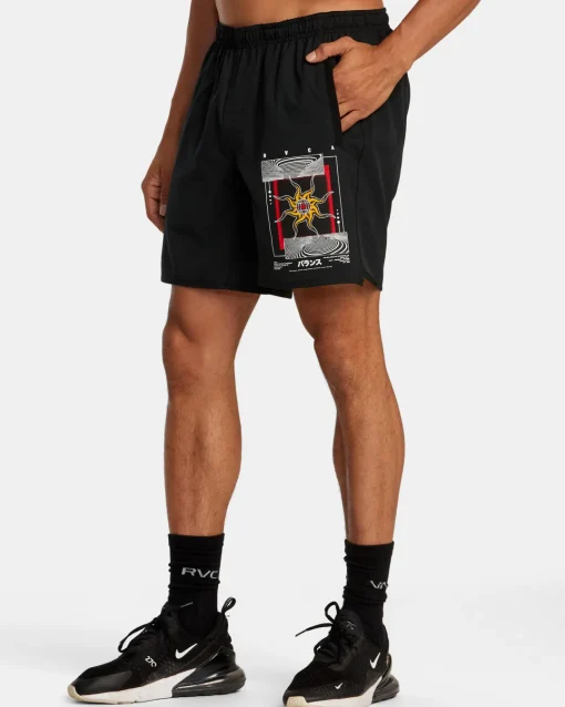KELSEY NIZIOLEK YOGGER STRETCH 17" ELASTIC WAIST SHORTS