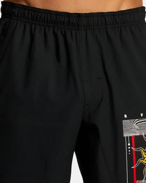 KELSEY NIZIOLEK YOGGER STRETCH 17" ELASTIC WAIST SHORTS