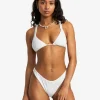 PALM GROOVES WIDE STRAP TRIANGLE BIKINI TOP