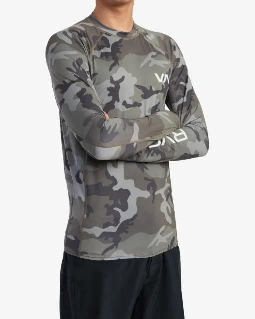RVCA LONG SLEEVE RASHGUARD