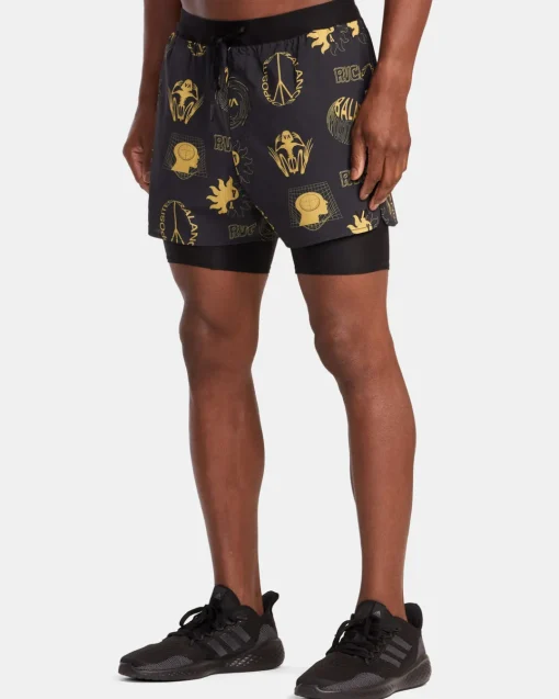 RVCA RUNNER 2-IN-1 SHORTS