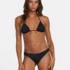 SOLID HALTER TRIANGLE BIKINI TOP