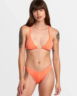 SOLID SHIMMER V-FRONT FRENCH BIKINI BOTTOMS