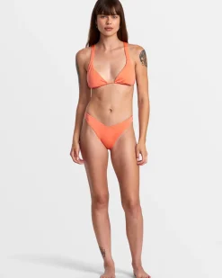 SOLID SHIMMER V-FRONT FRENCH BIKINI BOTTOMS