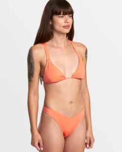 SOLID SHIMMER V-FRONT FRENCH BIKINI BOTTOMS