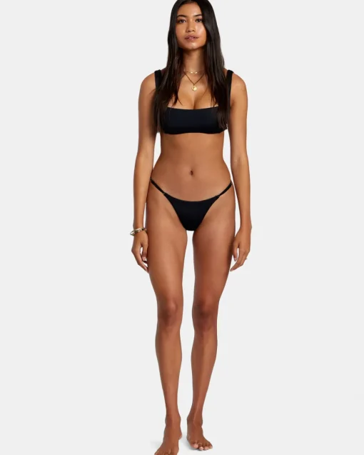SOLID SQUARE BRALETTE BIKINI TOP