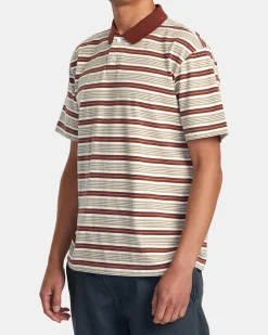 UPTOWN STRIPE POLO SHORT SLEEVE POLO SHIRT