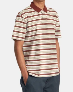 UPTOWN STRIPE POLO SHORT SLEEVE POLO SHIRT