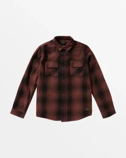 BOYS DAYSHIFT FLANNEL LONG SLEEVE SHIRT