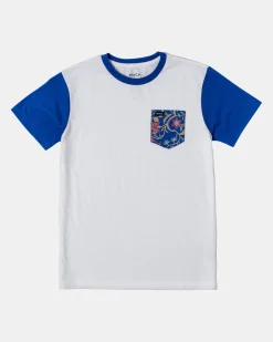 BOYS OLLIE COLOR BLOCK POCKET TEE