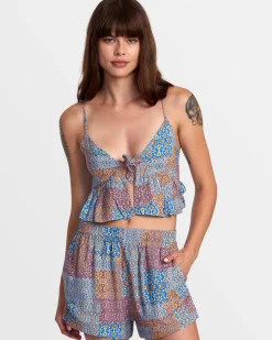 BRIDGETTE PEPLUM CROP TOP