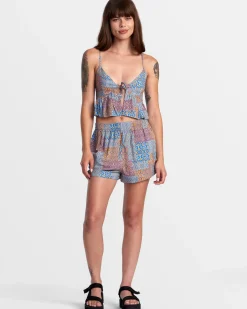 BRIDGETTE PEPLUM CROP TOP