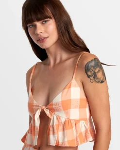 BRIDGETTE PEPLUM CROP TOP