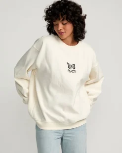 BUTTERFLY BAGGIE CREW SWEATSHIRT