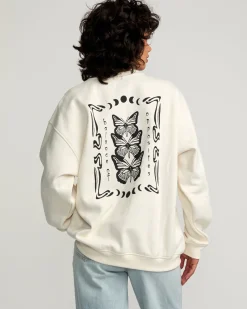 BUTTERFLY BAGGIE CREW SWEATSHIRT
