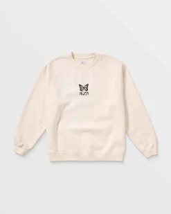 BUTTERFLY BAGGIE CREW SWEATSHIRT