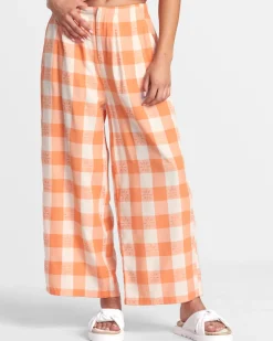 CALLUM PRINTED WIDE LEG PANTS