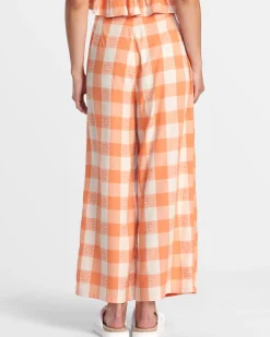 CALLUM PRINTED WIDE LEG PANTS