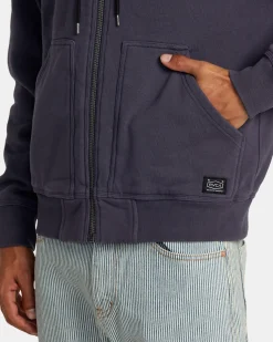 CHAINMAIL ZIP-UP HOODED SWEATSHIRT