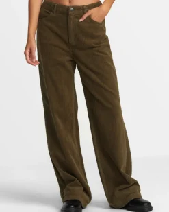 COCO CORDUROY WIDE LEG PANTS