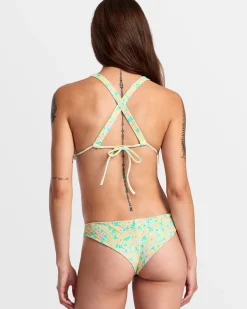 CONFETTI WIDE CROSSBACK TRIANGLE BIKINI TOP