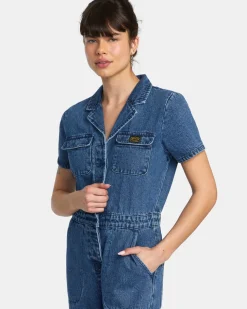 DAYSHIFT DENIM JUMPSUIT