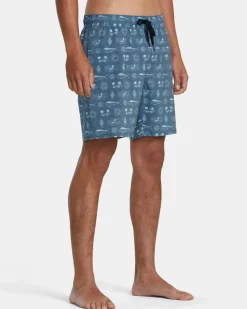 DORADO ELASTIC WAIST BOARDSHORTS 17''