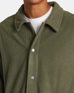 DOWNTOWN FLEECE COACHES JACKET