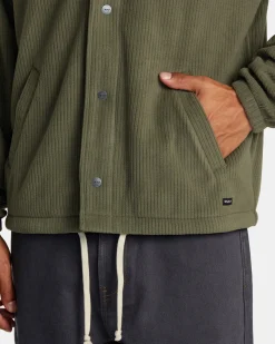 DOWNTOWN FLEECE COACHES JACKET