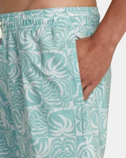 EXOTICA ELASTIC WAIST BOARDSHORTS 16''