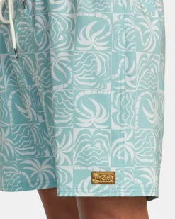 EXOTICA ELASTIC WAIST BOARDSHORTS 16''