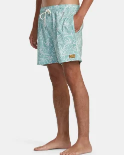 EXOTICA ELASTIC WAIST BOARDSHORTS 16''